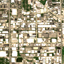 Stream Chicago I (ORDA) site on 2020-06-14, Sentinel-2 satellite true color