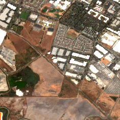T5 @ Silicon Valley site on 2022-09-06, Sentinel-2 satellite true color