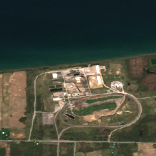 TeraWulf Lake Mariner site on 2022-05-08, Sentinel-2 satellite true color