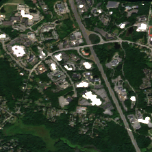 TierPoint Andover site on 2025-08-31, Sentinel-2 satellite true color