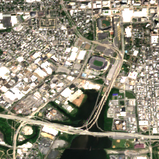 TierPoint Baltimore (BAL) site on 2022-08-13, Sentinel-2 satellite true color