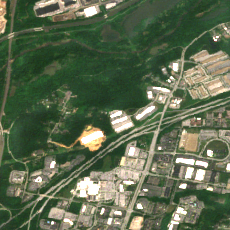 Baltimore - BWI Data Center site on 2025-06-03, Sentinel-2 satellite true color