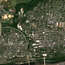 Bethlehem Data Center site on 2018-07-10, Sentinel-2 satellite true color