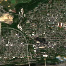 Bethlehem Data Center site on 2020-07-29, Sentinel-2 satellite true color