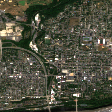 Bethlehem Data Center site on 2022-08-13, Sentinel-2 satellite true color