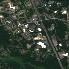 Boston - Andover Data Center site on 2022-09-09, Sentinel-2 satellite true color