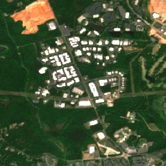 Charlotte - Center Park Data Center site on 2020-05-03, Sentinel-2 satellite true color