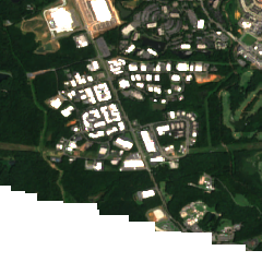 Charlotte - Center Park Data Center site on 2022-08-14, Sentinel-2 satellite true color
