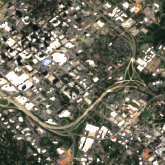 Charlotte - North Myers Data Center site on 2018-09-19, Sentinel-2 satellite true color