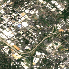Charlotte - North Myers Data Center site on 2024-08-25, Sentinel-2 satellite true color