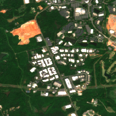 TierPoint Charlotte: Rose Lake site on 2020-05-03, Sentinel-2 satellite true color