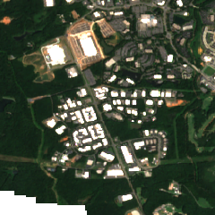 TierPoint Charlotte: Rose Lake site on 2022-08-14, Sentinel-2 satellite true color