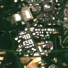 TierPoint Charlotte: Rose Lake site on 2024-08-25, Sentinel-2 satellite true color