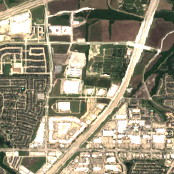 Dallas - Allen Data Center site on 2025-09-10, Sentinel-2 satellite true color