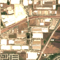Dallas - Fort Worth Data Center site on 2018-07-19, Sentinel-2 satellite true color