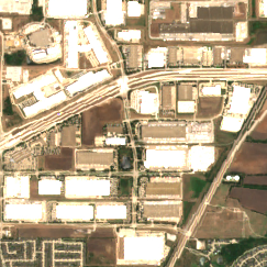 Dallas - Fort Worth Data Center site on 2025-08-08, Sentinel-2 satellite true color