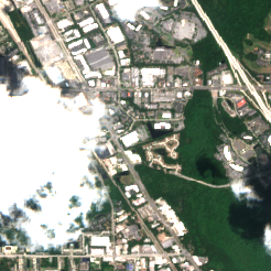 Jacksonville Data Center site on 2018-05-09, Sentinel-2 satellite true color