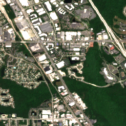 Jacksonville Data Center site on 2022-05-08, Sentinel-2 satellite true color