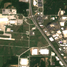 TierPoint Kansas City site on 2018-08-03, Sentinel-2 satellite true color