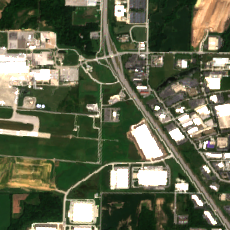 TierPoint Kansas City site on 2020-08-17, Sentinel-2 satellite true color