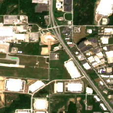 TierPoint Kansas City site on 2022-07-20, Sentinel-2 satellite true color