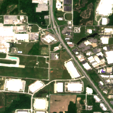 TierPoint Kansas City site on 2024-06-24, Sentinel-2 satellite true color