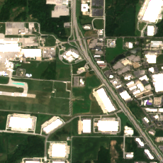 TierPoint Kansas City site on 2025-08-08, Sentinel-2 satellite true color