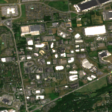 Lehigh Valley Data Center site on 2018-07-10, Sentinel-2 satellite true color
