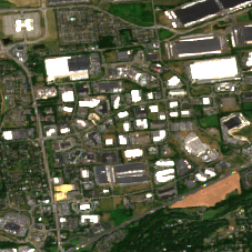 Lehigh Valley Data Center site on 2024-06-28, Sentinel-2 satellite true color
