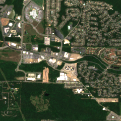 Little Rock Data Center site on 2018-06-03, Sentinel-2 satellite true color