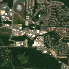 Little Rock Data Center site on 2020-06-12, Sentinel-2 satellite true color