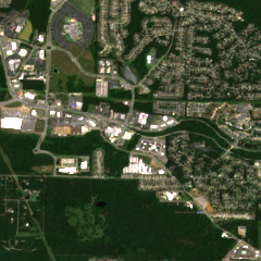 Little Rock Data Center site on 2024-06-06, Sentinel-2 satellite true color