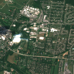TierPoint Nashville Data Center site on 2018-06-17, Sentinel-2 satellite true color