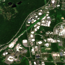 New York - Hawthorne (HW2) Data Center site on 2018-07-07, Sentinel-2 satellite true color