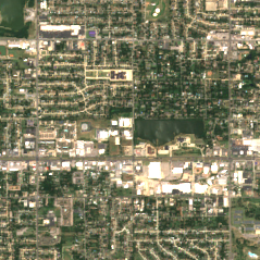 Oklahoma City - OKC2 Data Center site on 2018-08-03, Sentinel-2 satellite true color