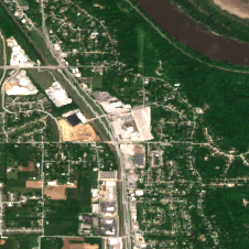 Omaha - Bellevue Data Center site on 2020-05-29, Sentinel-2 satellite true color