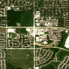 TierPoint Omaha - Midlands Data Center site on 2018-07-04, Sentinel-2 satellite true color
