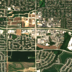 TierPoint Omaha - Midlands Data Center site on 2025-07-27, Sentinel-2 satellite true color