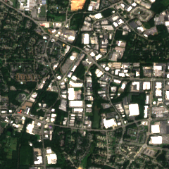 TierPoint Raleigh Data Center site on 2020-08-26, Sentinel-2 satellite true color