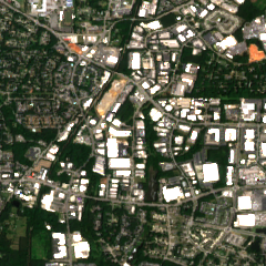 TierPoint Raleigh Data Center site on 2022-05-28, Sentinel-2 satellite true color