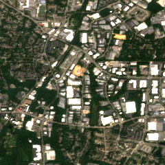 TierPoint Raleigh Data Center site on 2024-08-27, Sentinel-2 satellite true color