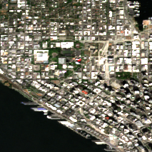 Seattle Data Center site on 2020-08-15, Sentinel-2 satellite true color