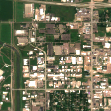 Sioux Falls - East Data Center site on 2018-08-11, Sentinel-2 satellite true color