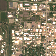 Sioux Falls - East Data Center site on 2025-06-10, Sentinel-2 satellite true color