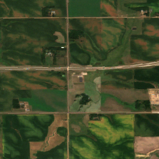 Sioux Falls - West Data Center site on 2020-08-25, Sentinel-2 satellite true color