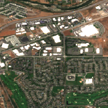 Spokane - SPO2 Data Center site on 2022-08-17, Sentinel-2 satellite true color