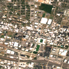 St. Louis - Locust Data Center site on 2024-09-09, Sentinel-2 satellite true color