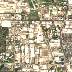 TRG Dallas site on 2018-08-25, Sentinel-2 satellite true color