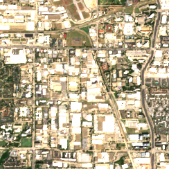 TRG Dallas site on 2020-08-19, Sentinel-2 satellite true color