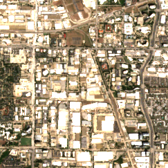 TRG Dallas site on 2024-09-10, Sentinel-2 satellite true color